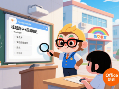 赤峰办公软件培训 不止教操作 更教实用技巧